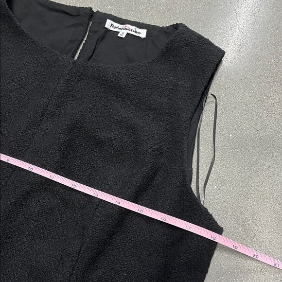 Reformation Citron Black Mini Dress Size Womens 12 NWOT - Picture 9 of 14